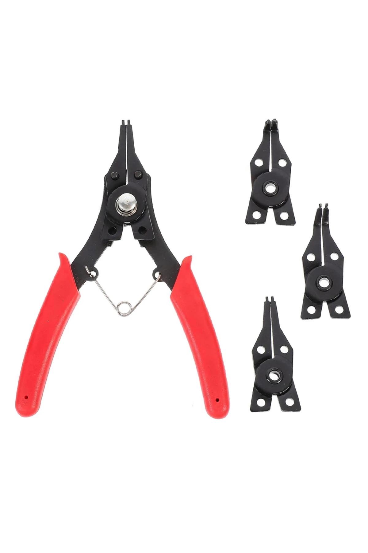 YÜKSEK KALİTELİ 3 FARKLI UÇLU DEĞİŞTİRELİBİR ÇELİK SEGMAN PENSE 155 x 80 x 10mm