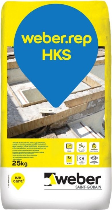 .rep Hks Sülfat ve Klor Dayanımlı Yapısal Tamir Harcı