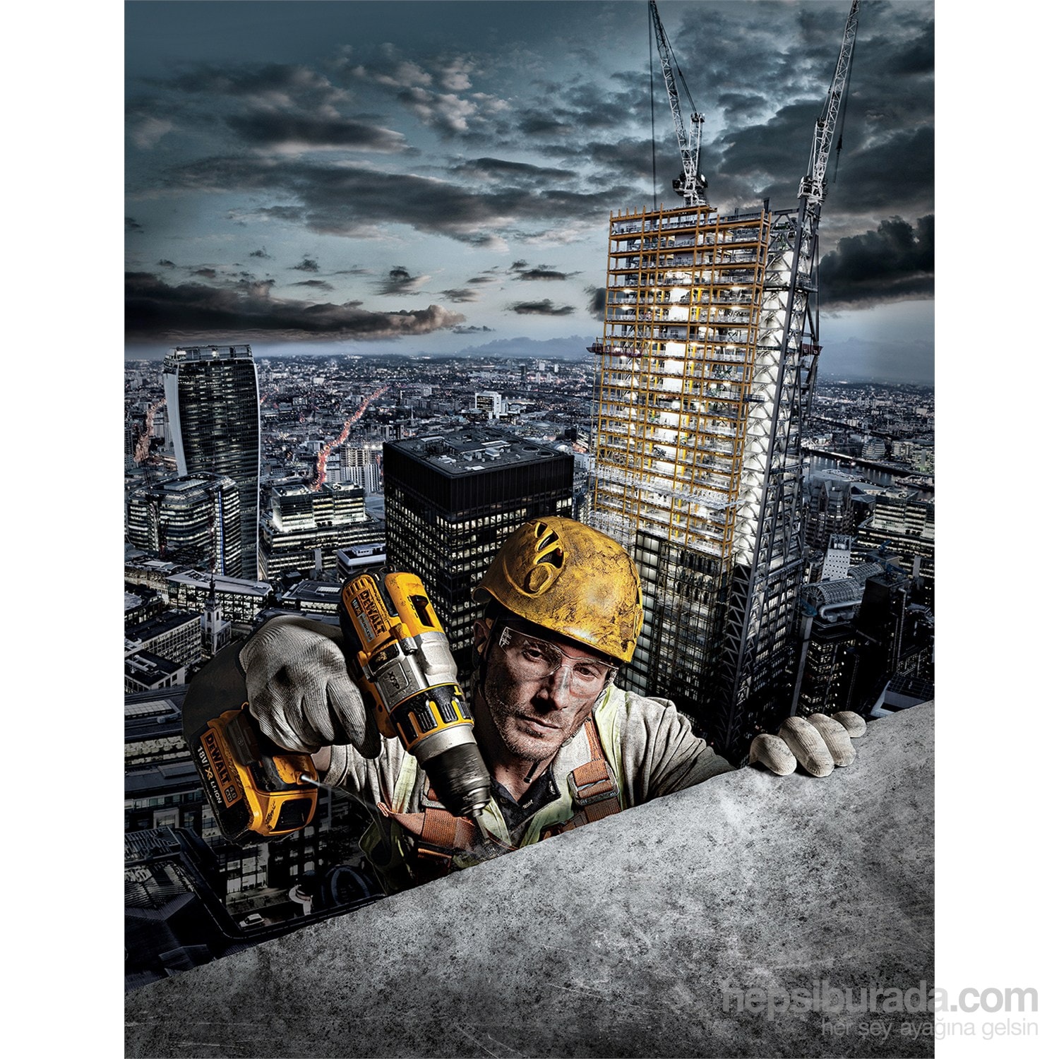 DEWALT DCD995P2 18Volt/5.0Ah Li-ion Çift Akülü Kömürsüz Profesyonel Darbeli Matkap