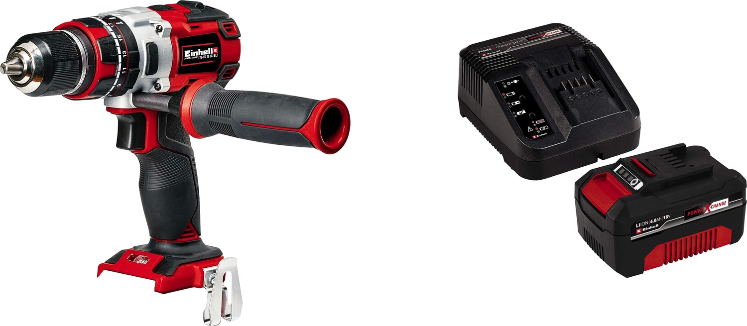 EİNHELL Te-Cd 18 Li-I Bl Kömürsüz Darbeli Matkap + 18V 4AH Starter Kit