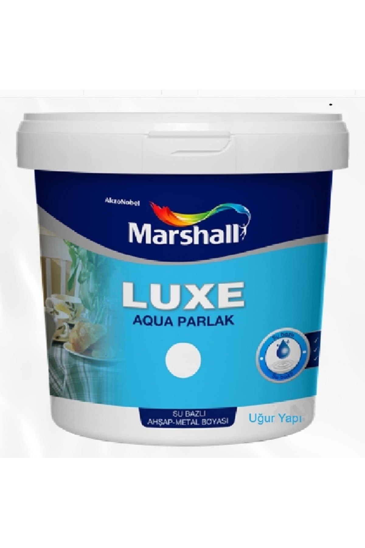 Aqua Luxe Su Bazlı Parlak Akrilik Esaslı Dekoratif Boya . Kristal 2.5 Lt