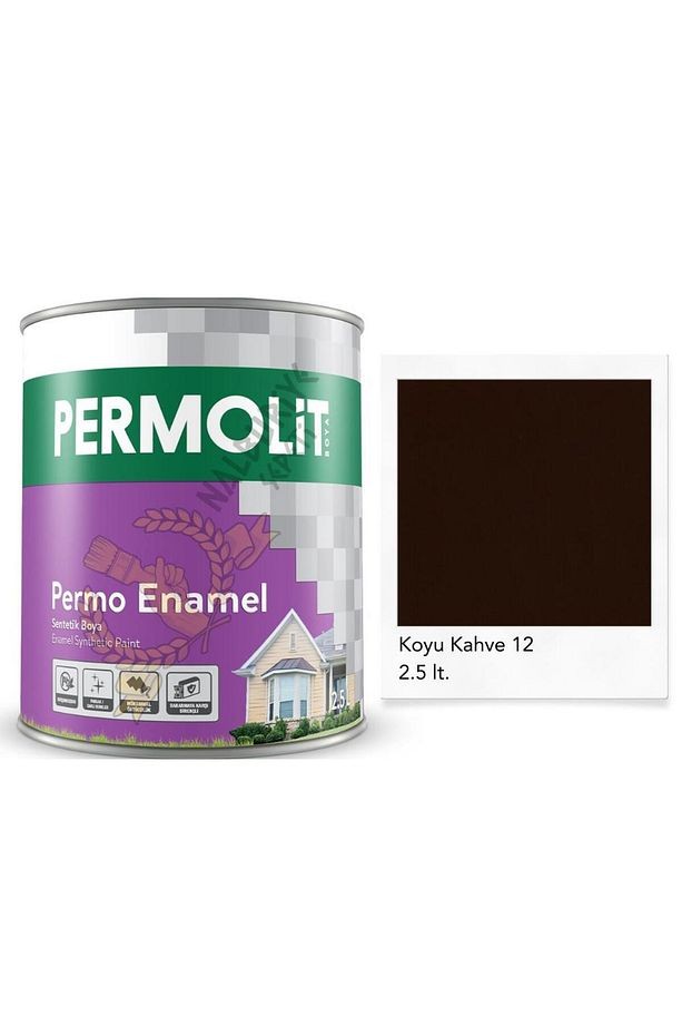 Enamel Sentetik Yağlı Boya KOYU KAHVE 2.5 Lt.