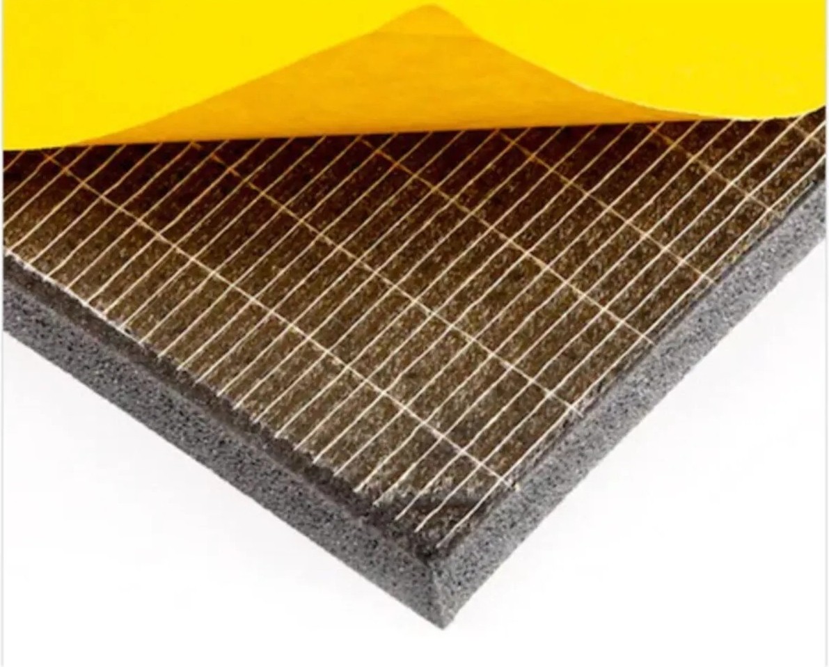 Araç Oto Ses Isı Yalıtım 40CMX10METRE 6mm Yapışkanlı Kauçuk Izolasyon Malzemesi