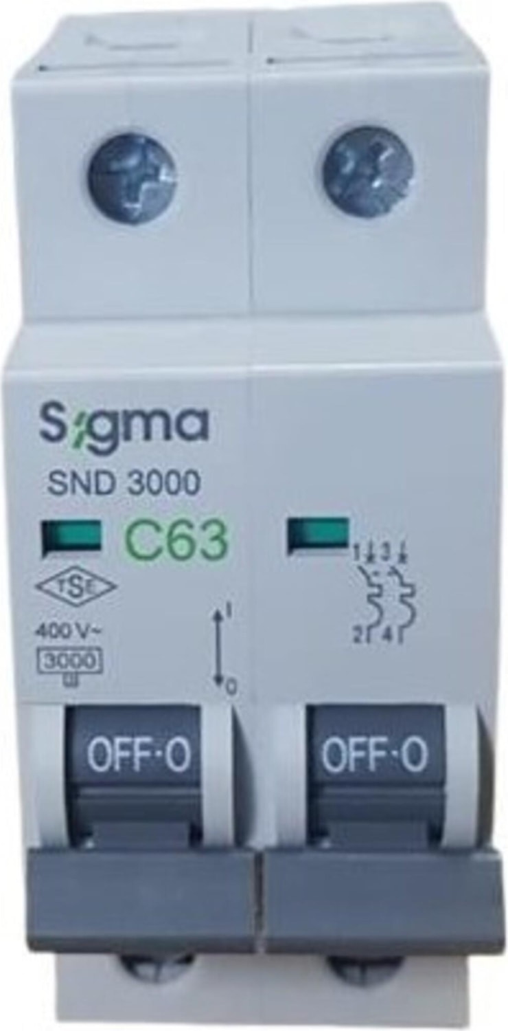 2X63A C/3ka W Otomatik Sigorta (3lü)