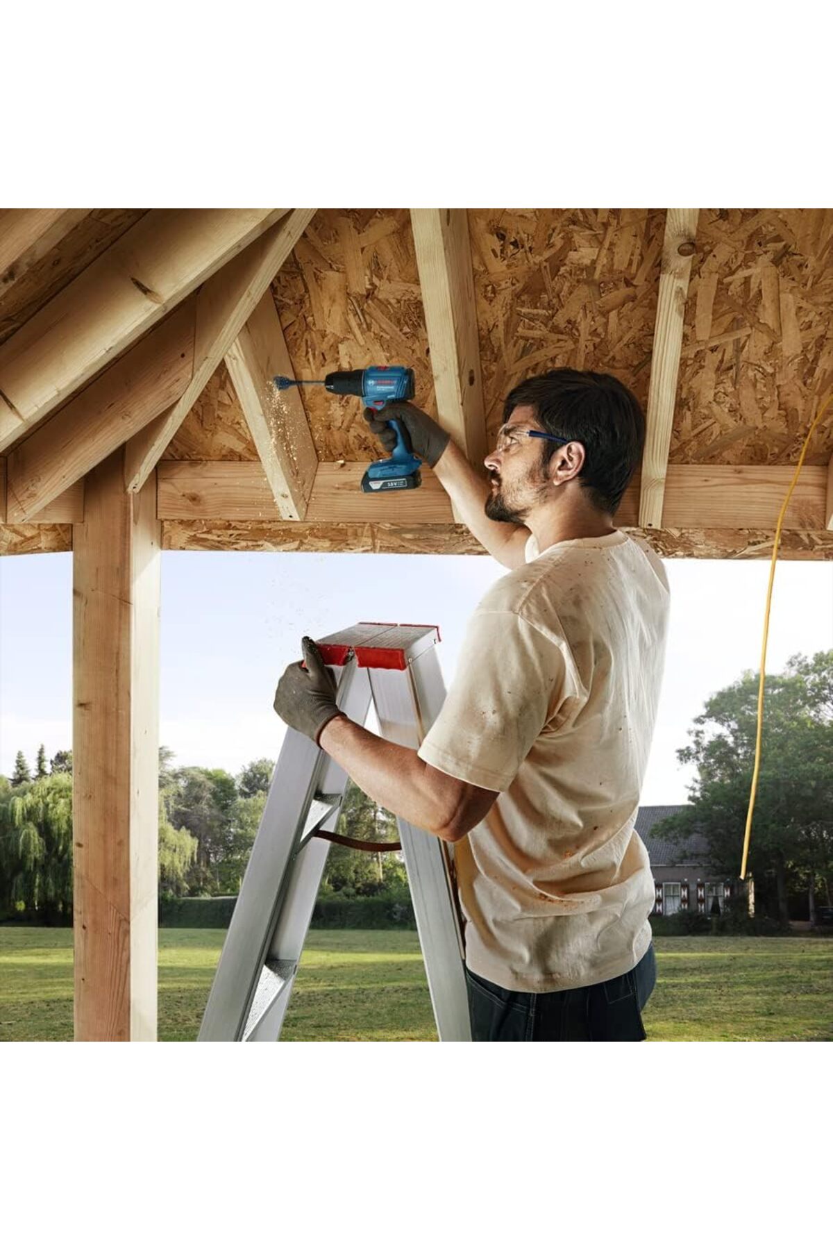 BOSCH Promix Set Gdr 180 li Ve Gsr 180 li Şarjlı Matkap  Darbeli Vidalama Somun Sıkma + Çift Akülü