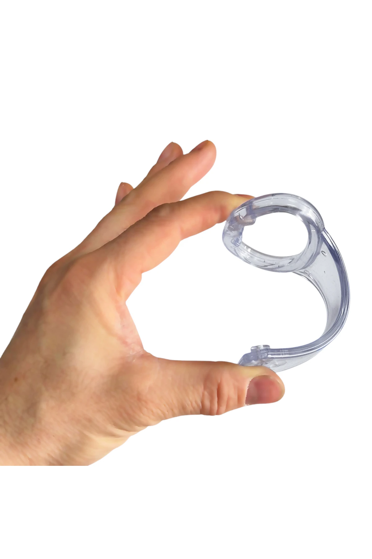 Şeffaf Plastik Baza Yatak Kulpu Esnek Kaldırma Tutma Kulp Kolu Elcek Tutacağı Kulbu -2 Adet