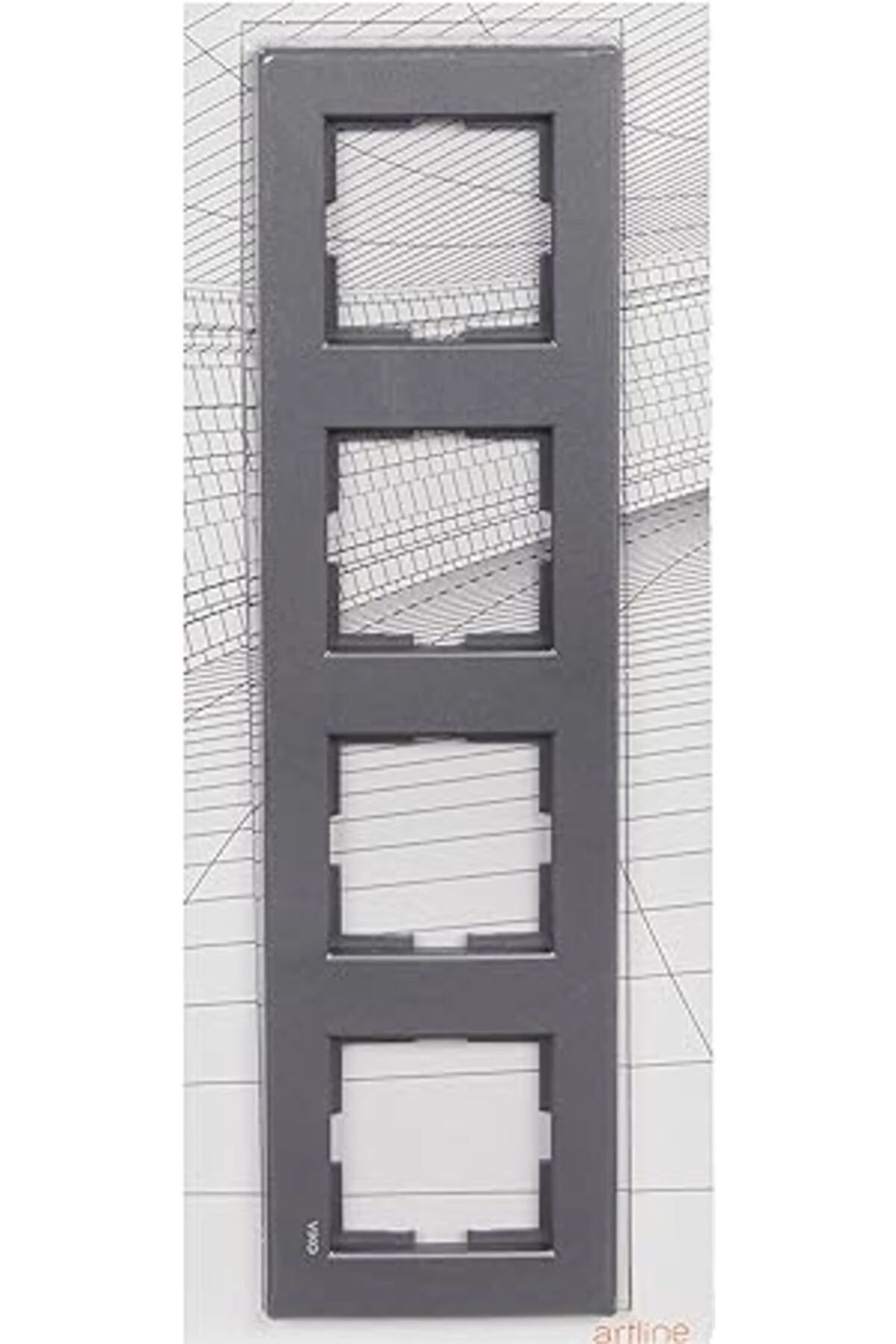 Viko Novella Füme Ikili Çerçeve  DörtlüÇerçeve