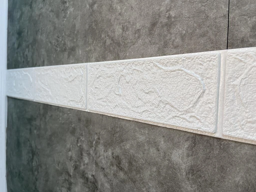 Kendinden Yapışkanlı 10 Adet 7-70 cm Beyaz Tuğla Desen Bordür