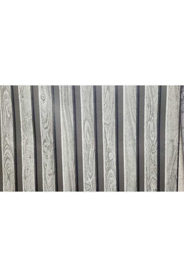 7600 Lambiri Panel Ahşap Duvar Çıtası Desenli Duvar Kağıdı ( 5,3 M2 )