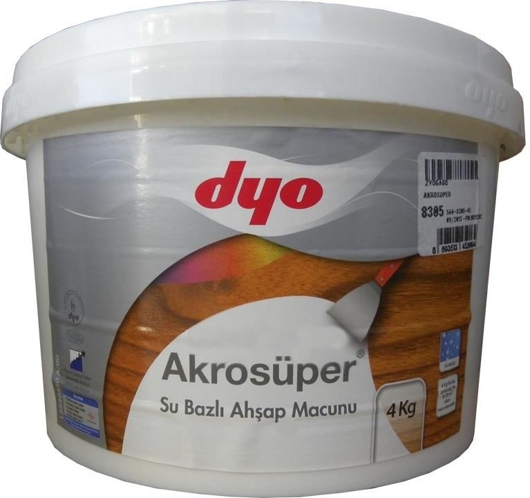 Akrosüper Ahşap Macunu 4 kg