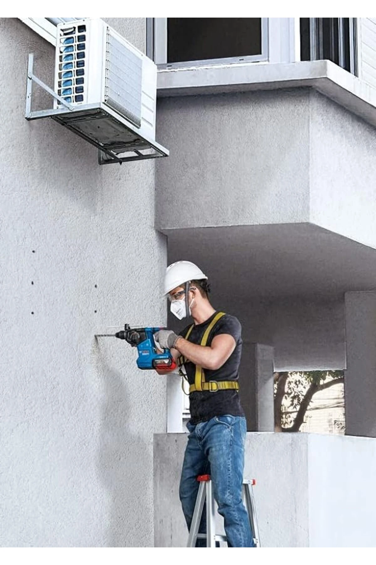 Professional GBH 187-LI Akülü Kırıcı Delici (18 Volt, 1x5,0 Ah Akü, Şarj Cihazı, 2,4 J, Beton