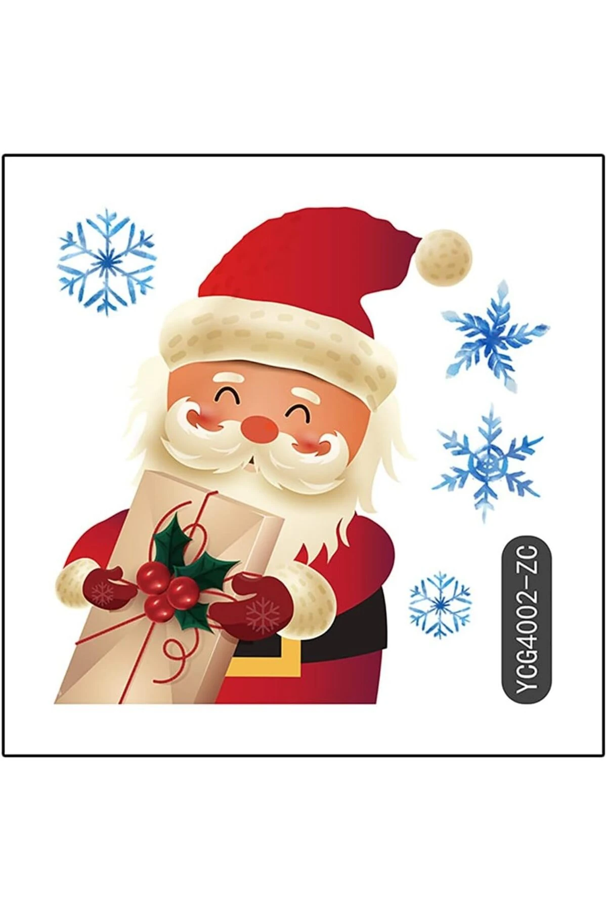 Noel Baba Fosforlu Priz Sticker