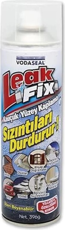 Leak Fix Sprey Kauçuk Kaplama, Şeffaf 400 gr