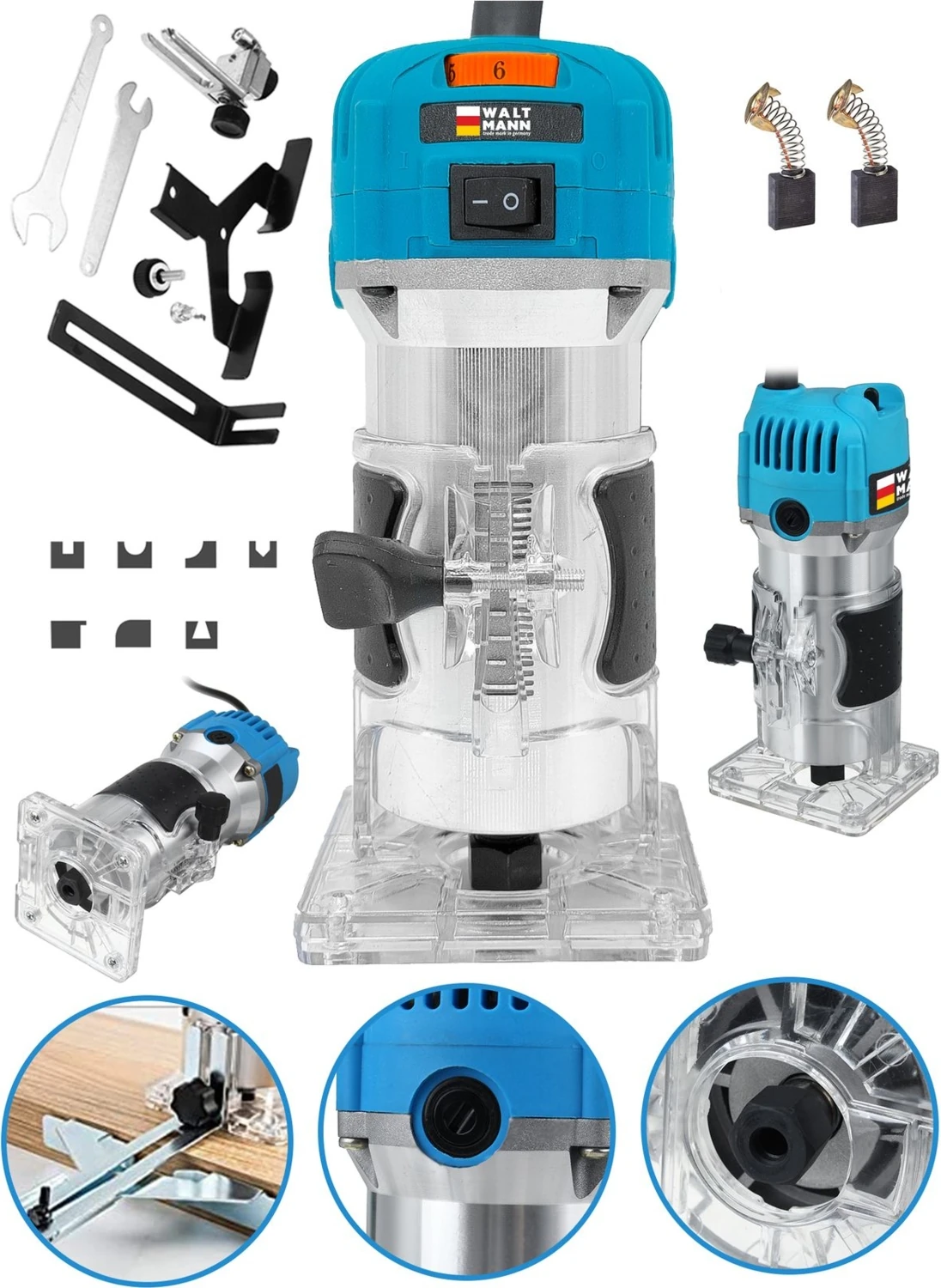 Germany 1200 Walt Freze Formika Traşlama Makinesi 6mm