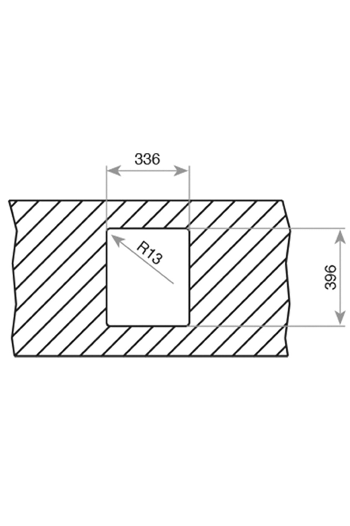 Be Linea 34.40 Tezgahaltı Paslanmaz Çelik Mutfak Eviyesi