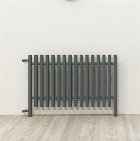 Akasya 600X2010 Siyah 34 Dilim Siyah Dekoratif Çelik Radyatör