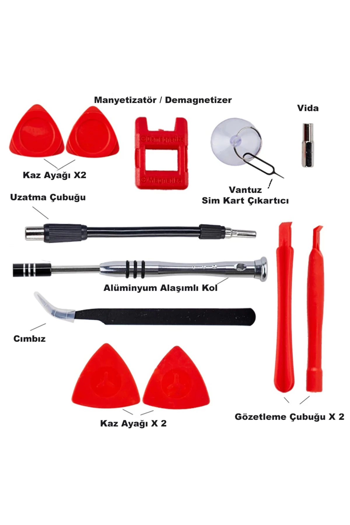 112 In 1 Hassas Coklu Tornavida Cep Telefonu Tamir Seti