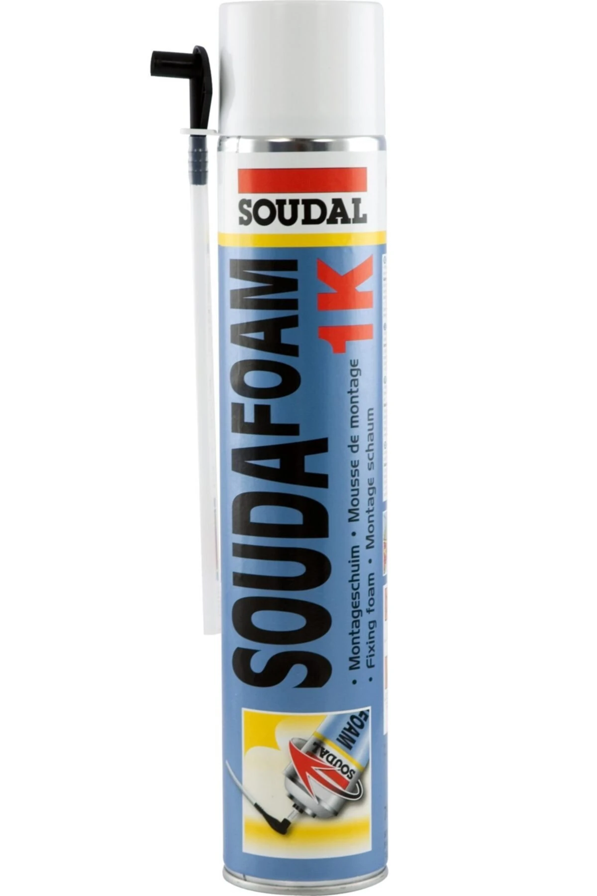 Soudafoam 1k Pipetli Köpük 600gr - Sarı - Koli 12 Li