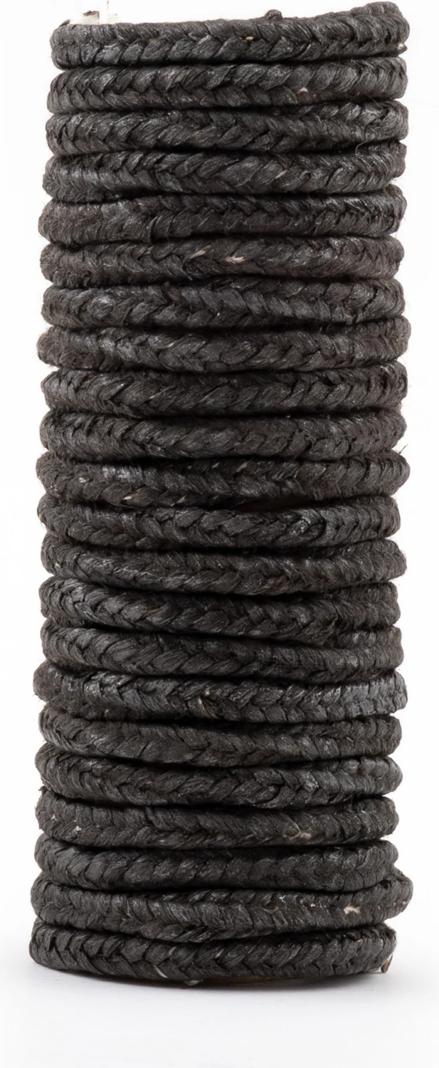 CAM ELYAF ÖRGÜLÜ GRAFİTLİ 12*12 MM (5 MT)