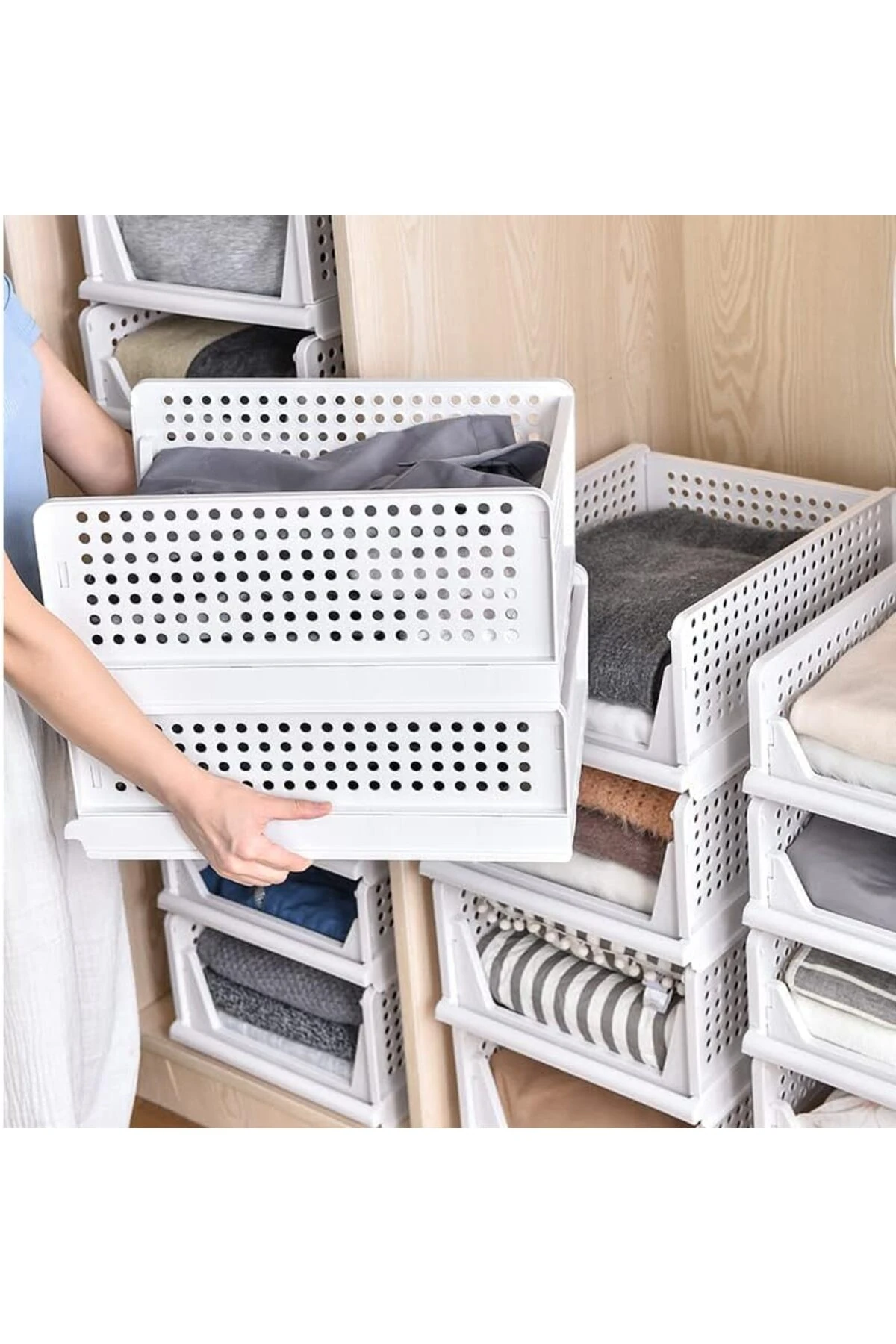 3 Adet Dolap İçi Düzenleyici, Kayar Raf Dolap İçi Kıyafet organizeri düzenleyici ayarlanabilir Raf