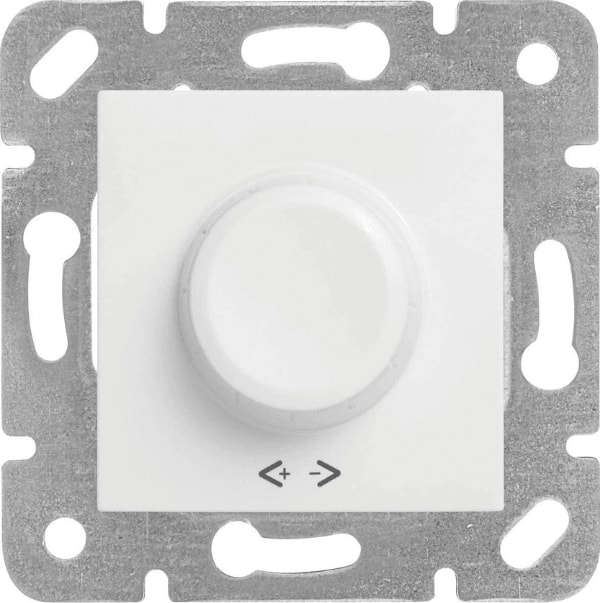 Karre Rotatif Dimmer R 40-600W Beyaz (Çerçeve Dahil) 90967047 (2 Adet)