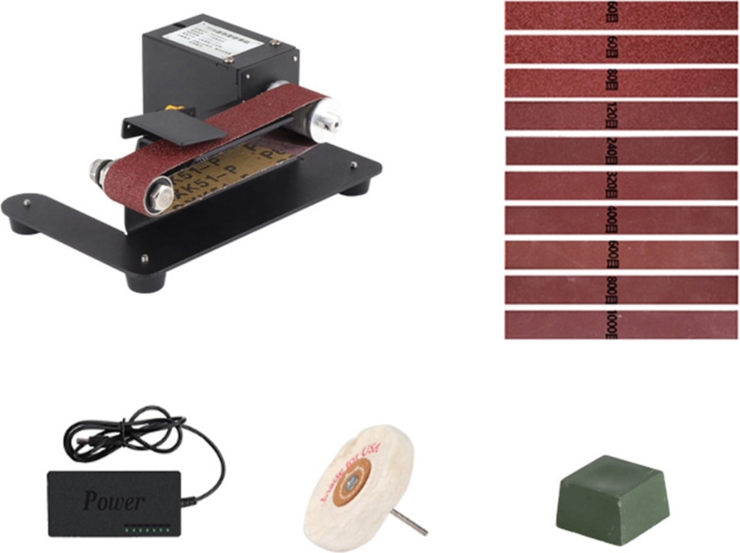 250W 775 Mini Kemer Zımpara Elektrik Tezgahı Zımpara Makinesi 7 Hızlı Küçük Öğütücü Kalavga Yapma Fişi (Yurt Dışından)