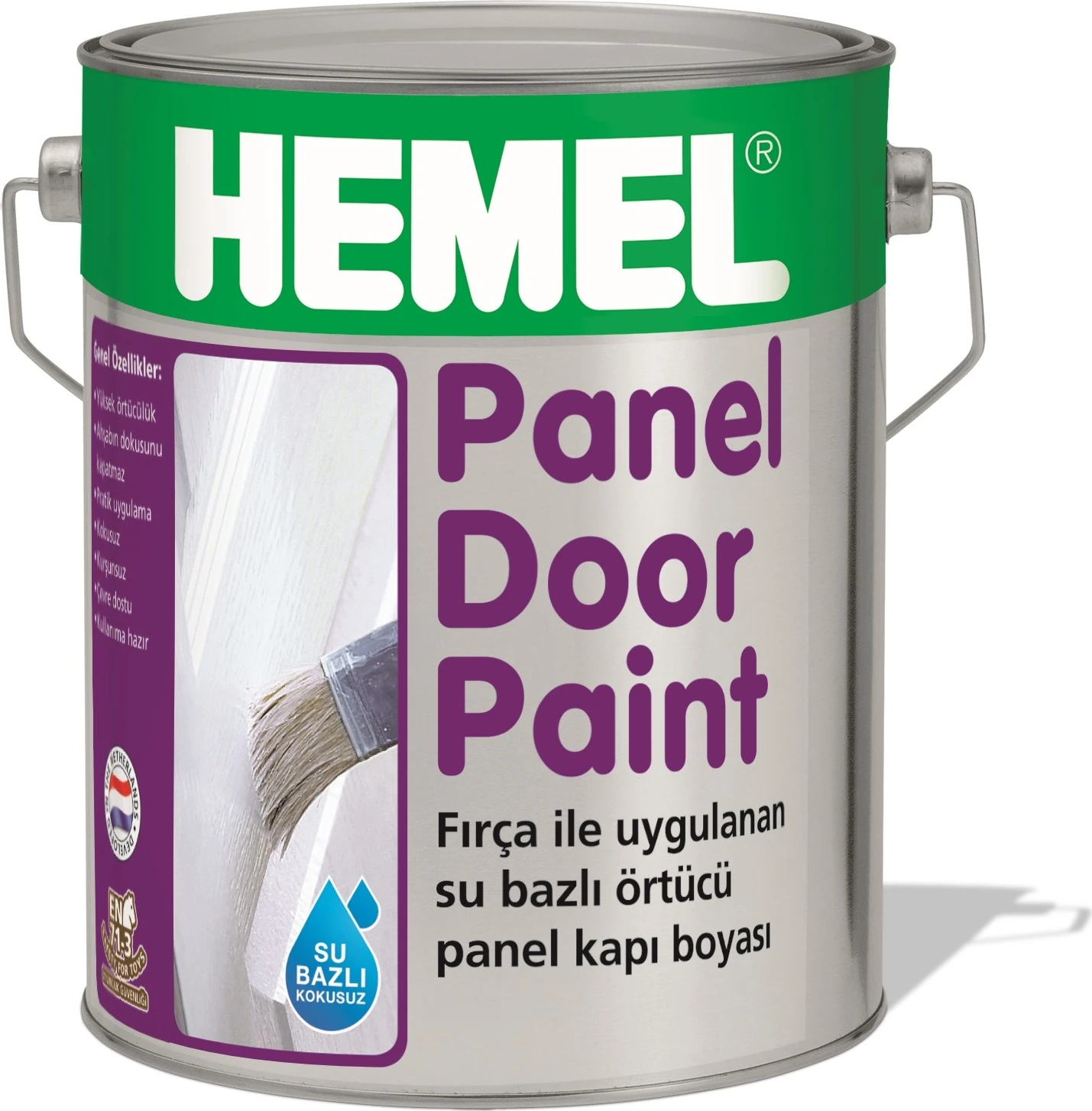 Panel Door Paint 2.5 Lt Beyaz Su Bazlı Panel Kapı Boyası