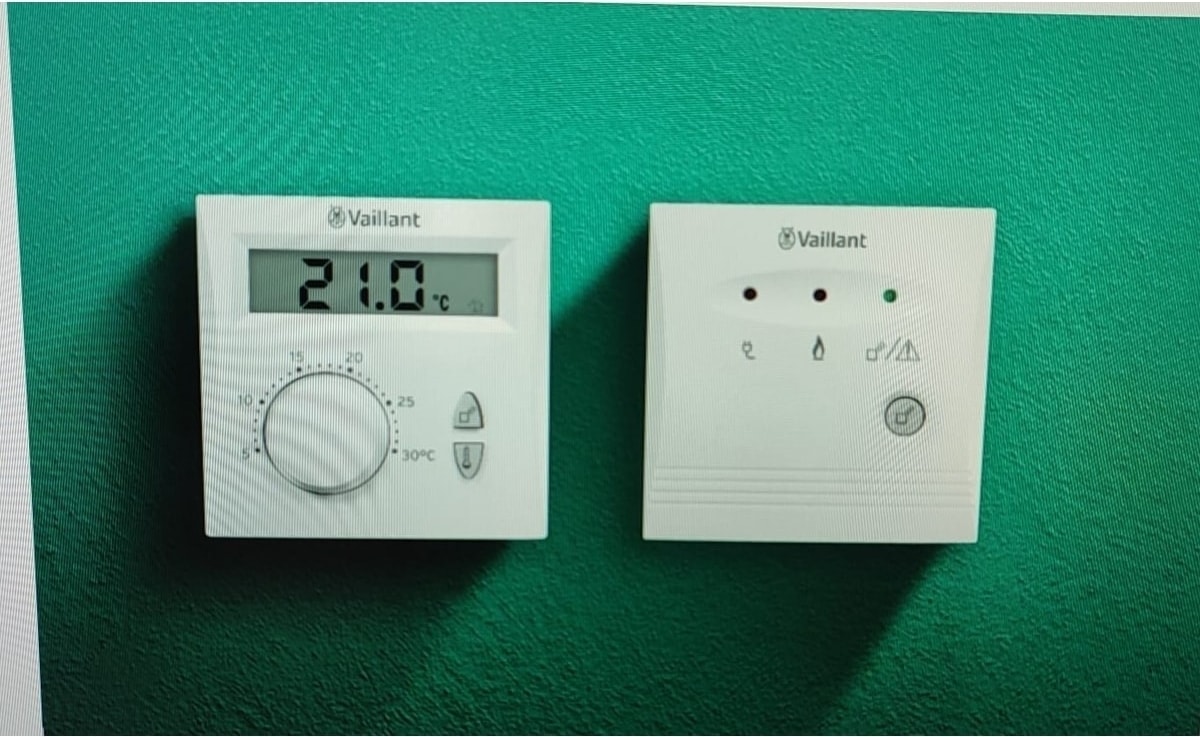 VRT36F Kablosuz Dijital Oda Termostatı - LCD Ekran, Tüm Kombilerle Uyumlu, On/Off Modu
