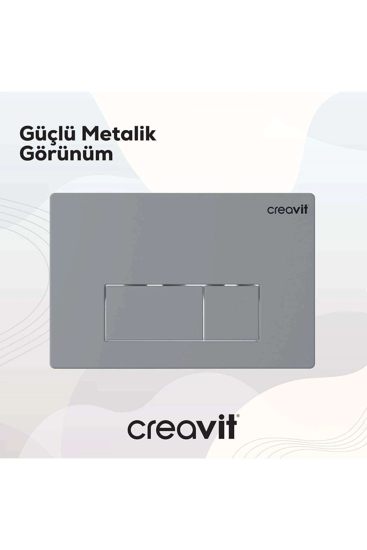 Arc Mat Gri Boyalı Kumanda Paneli