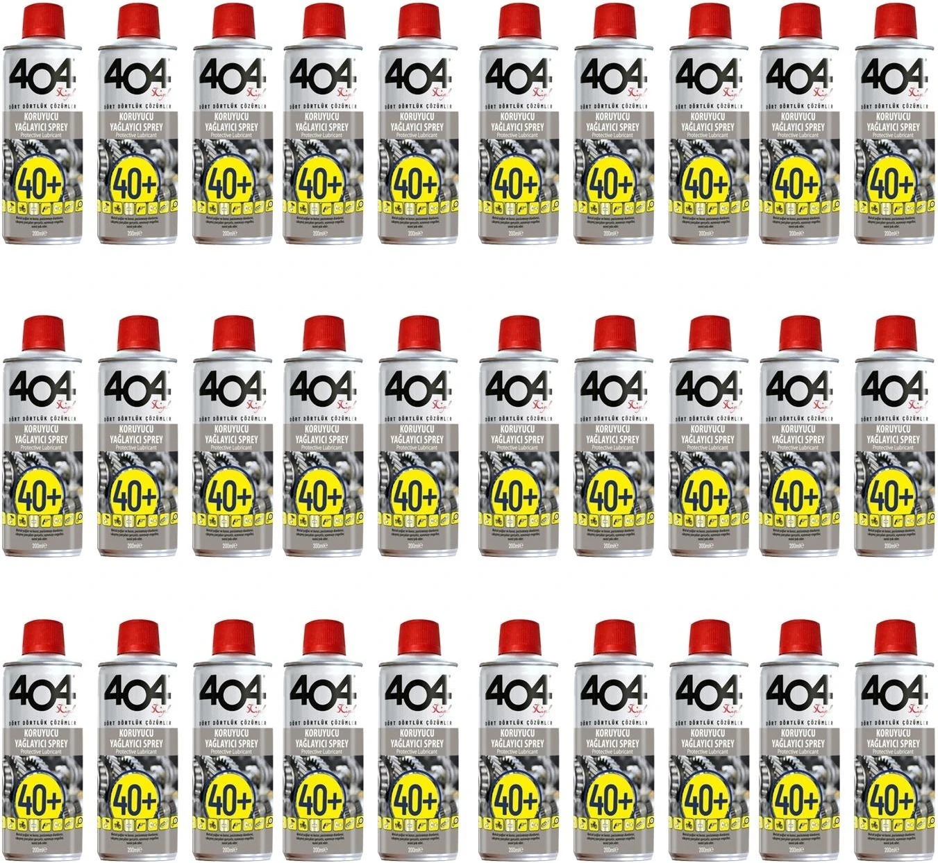 Koruyucu Yağlayıcı Sprey 200 ml 30 Lu