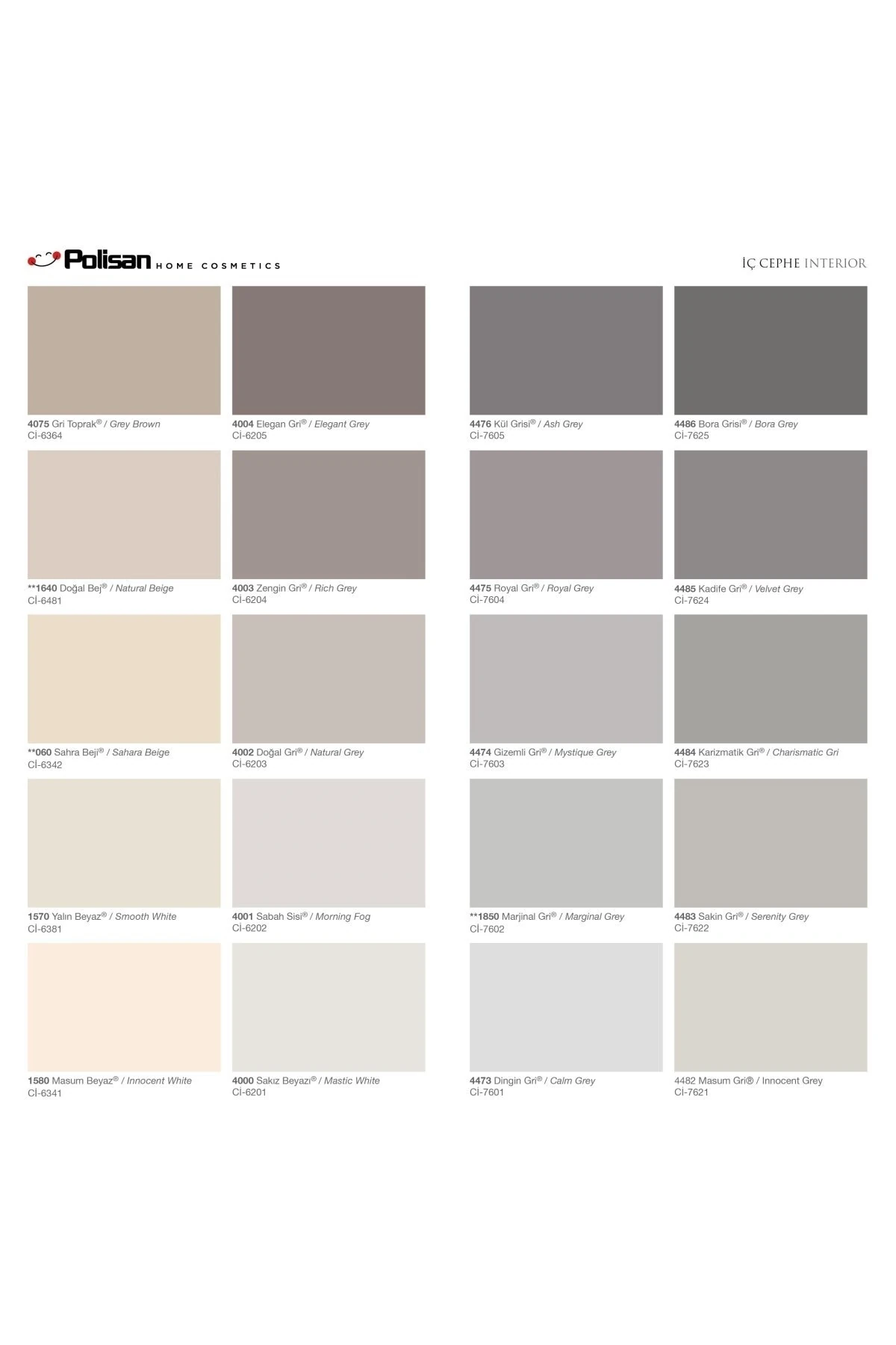 Elegans Küf Önleyici Antibakteriyel Tam Silinebilir Ic Cephe Boya 15 Lt Kumsal Beji