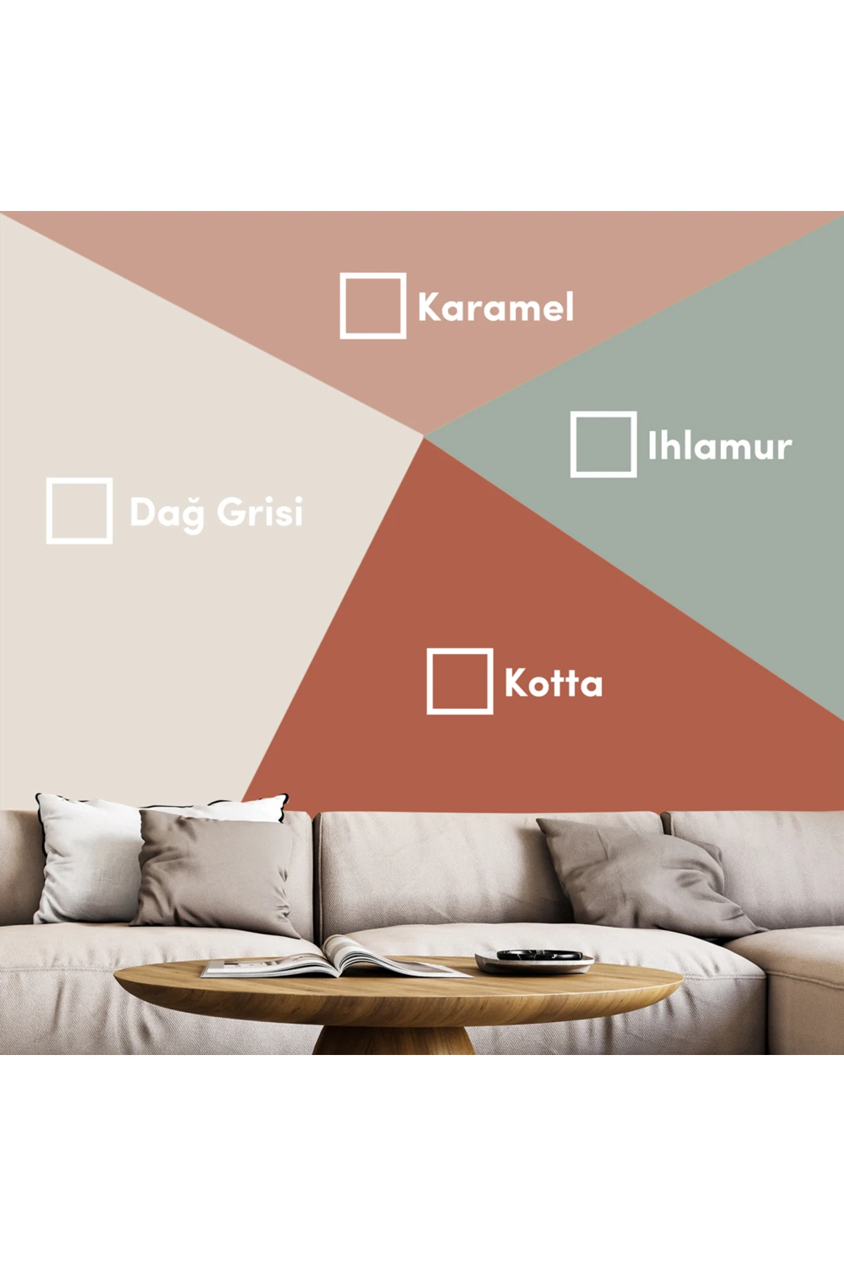 Geometrik Duvar Boyama Seti 2