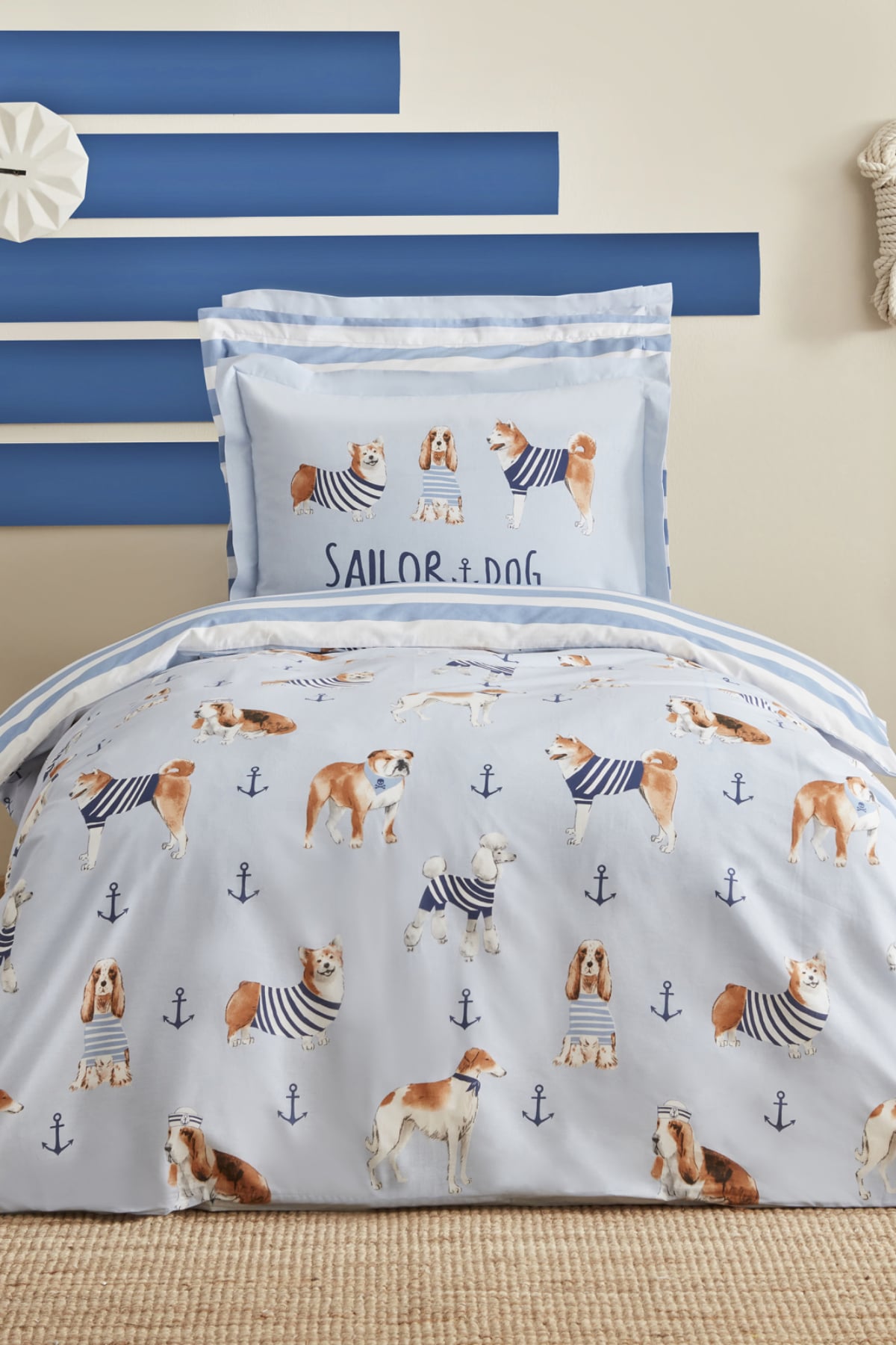Young Sailor Dog Tek Kişilik Nevresim Takımı