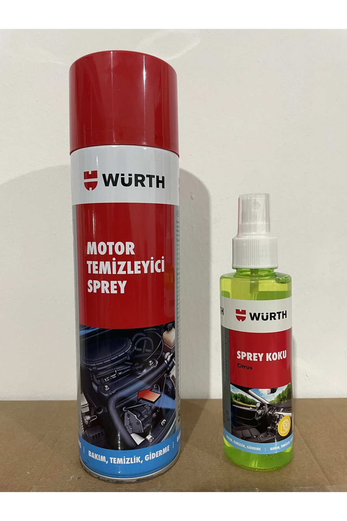 Motor Temizleyici Sprey 500 ML Ve Sprey Koku 150 ML