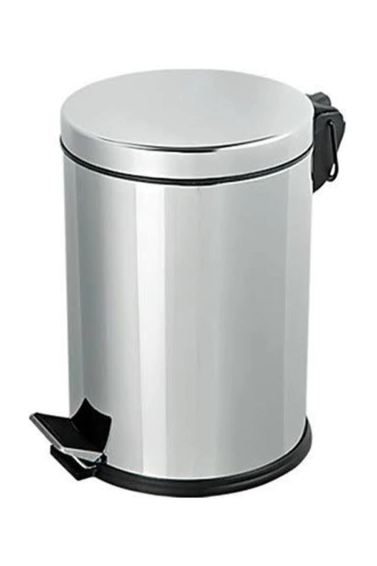 Paslanmaz Çelik Pedallı 12 Litre Çöp Kovası 12 Lt Ev Ofis Banyo Mutfak