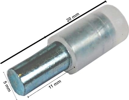 Raf Pimi Plastik Tutucu Mobilya Dolap Raf Pimi 25'li Set Çap 5 mm Boy 20 mm