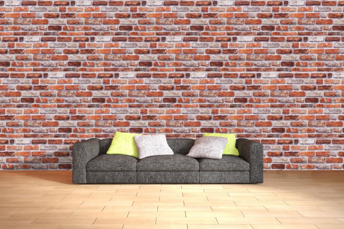5 Adet (2,5m2) x Tuğla Desenli 3 Boyutlu Renkli Strafor Köpük Duvar Kaplama Paneli (BR-545)