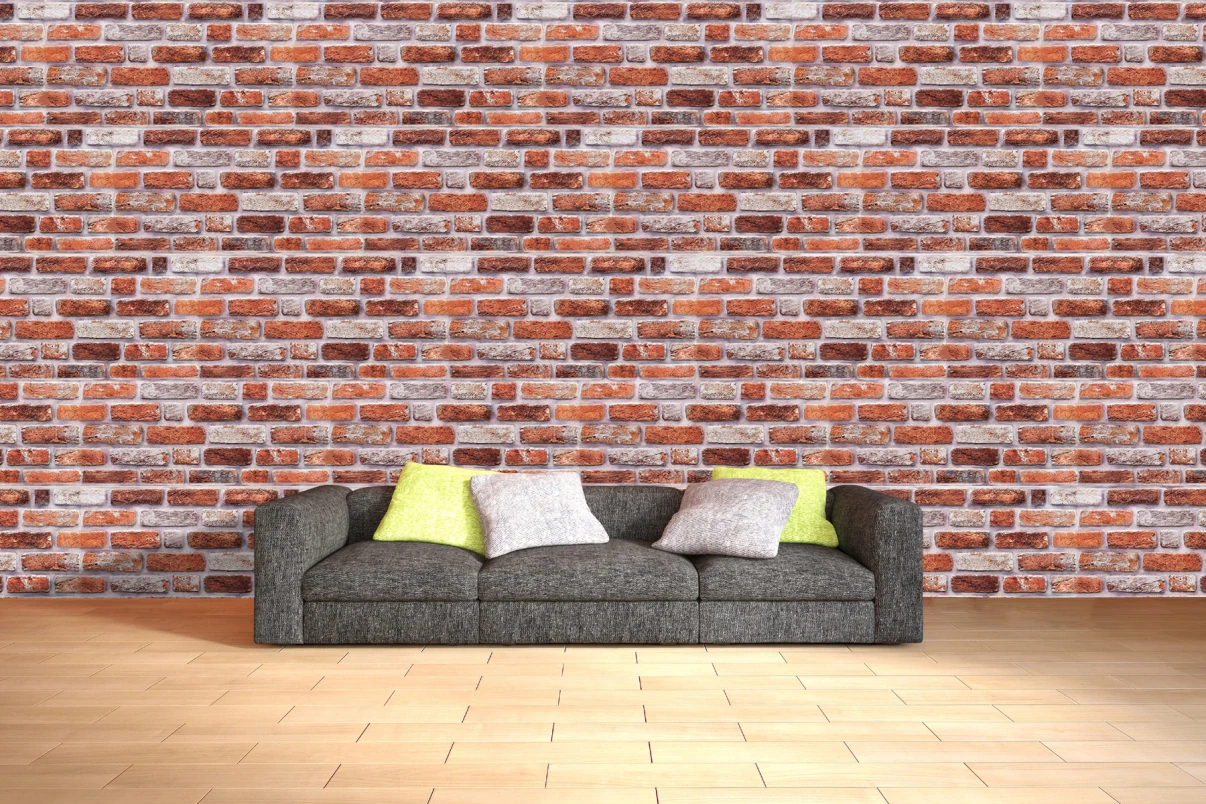 5 Adet (2,5m2) x Tuğla Desenli 3 Boyutlu Renkli Strafor Köpük Duvar Kaplama Paneli (BR-545)