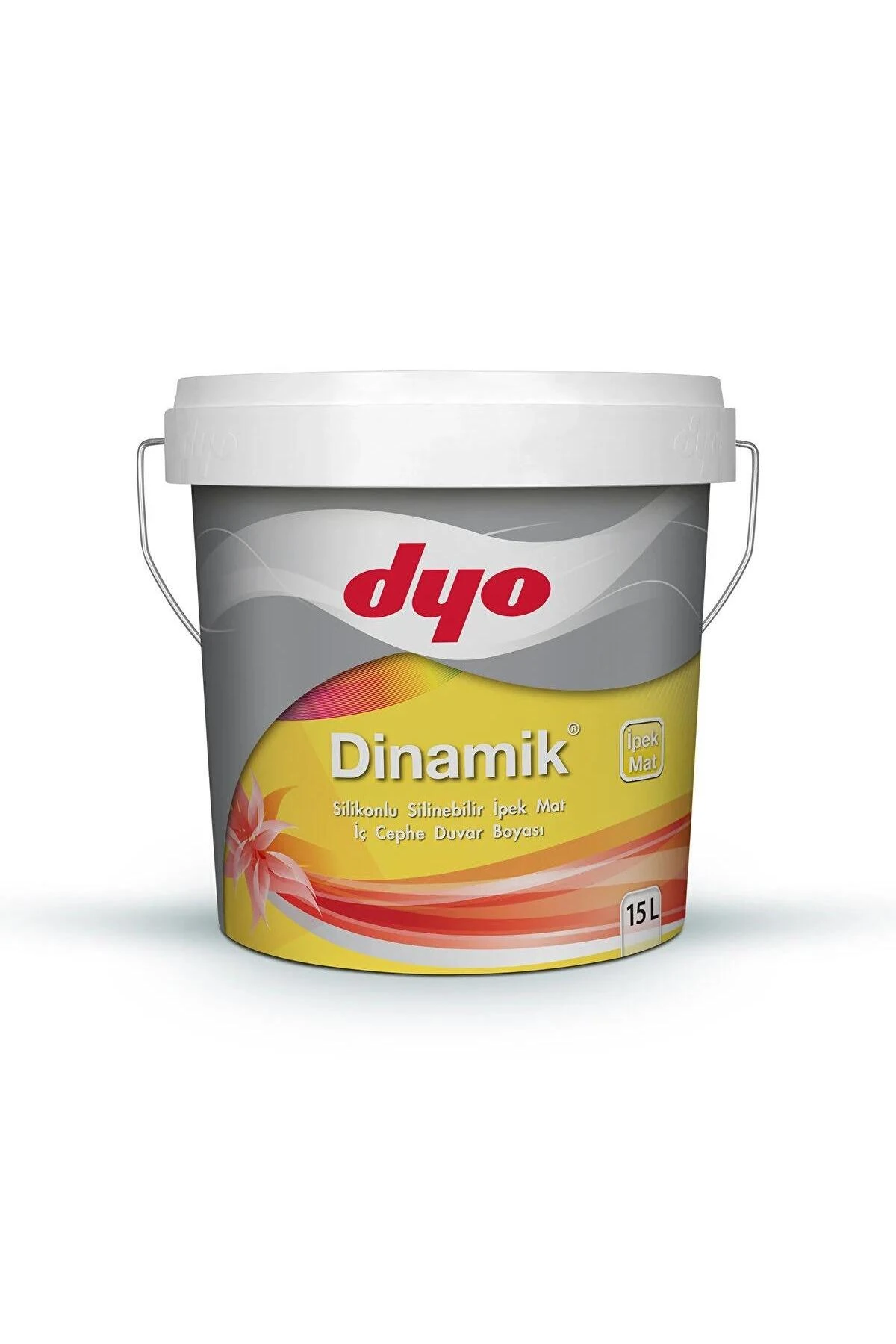 Dyo 15LT DİNAMİK İPEKMAT SİLİKONLU SİLİNEBİLİR İÇ CEPHE DUVAR BOYASI (4685) SALTANAT KIRMIZI