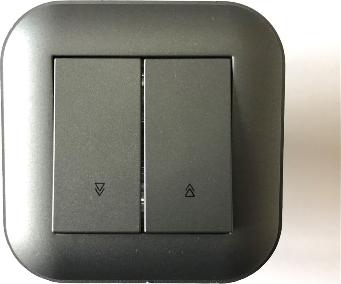 Çağatayelektrik Ovivo Loft Füme Komütatör Vavien (Ikili Vavien) Mekanizma+Çerçeve