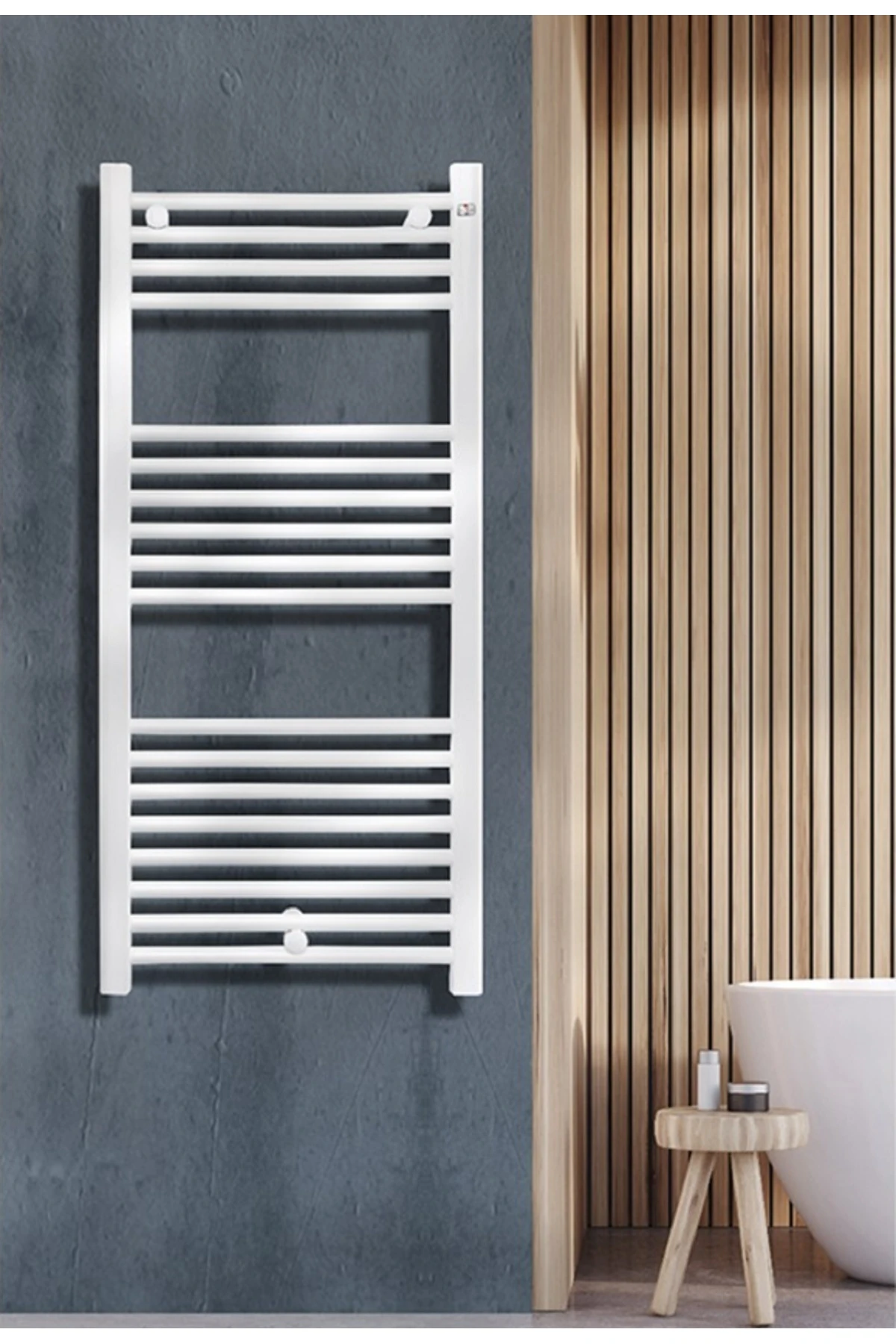 50/50 cm 7 Borulu Beyaz Havlupan