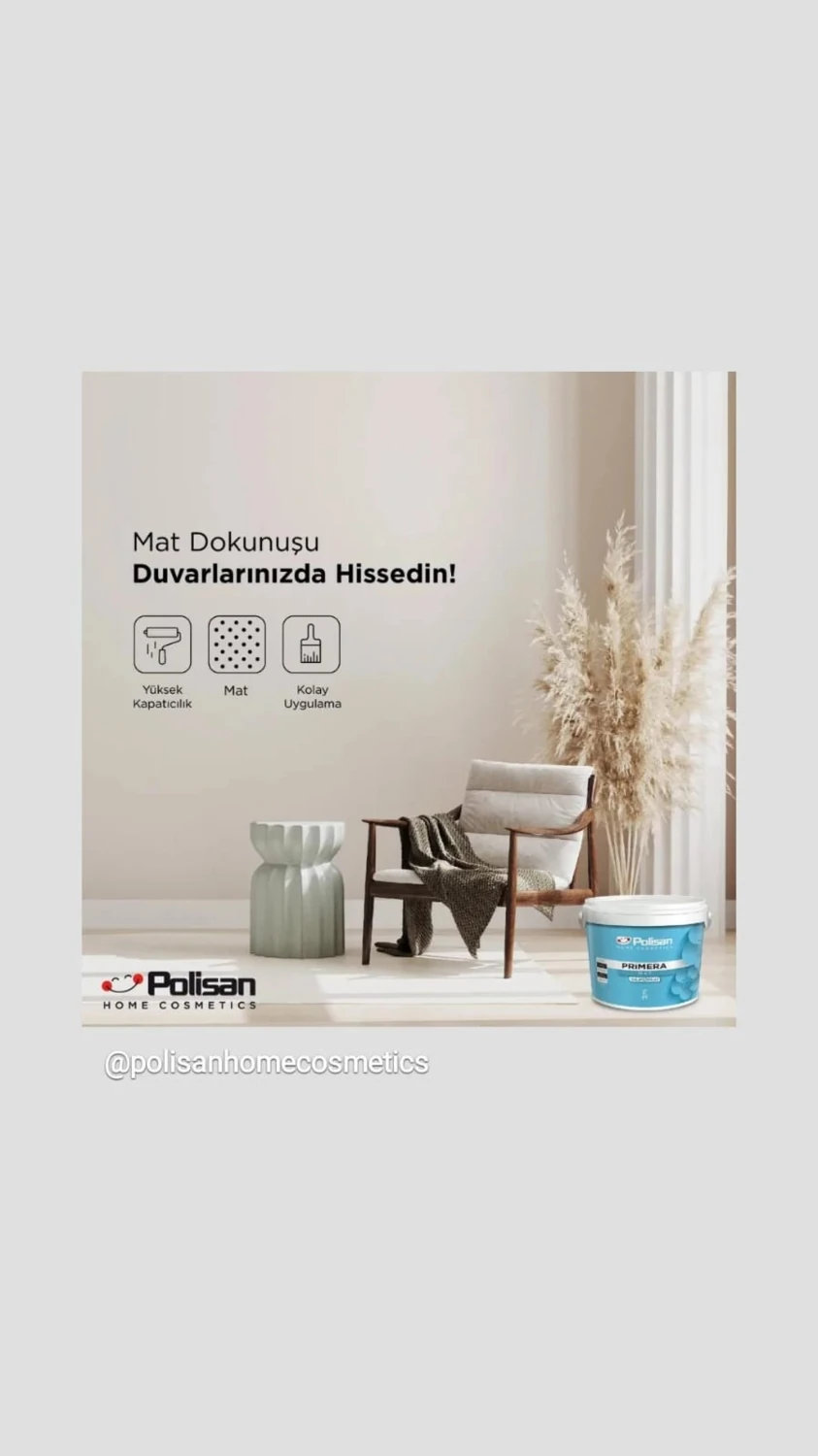 Primera Silikonlu Iç Cephe 12LT (20KG)+POLİSAN Utlra Tavan 17.5 kg ve Hediyeler