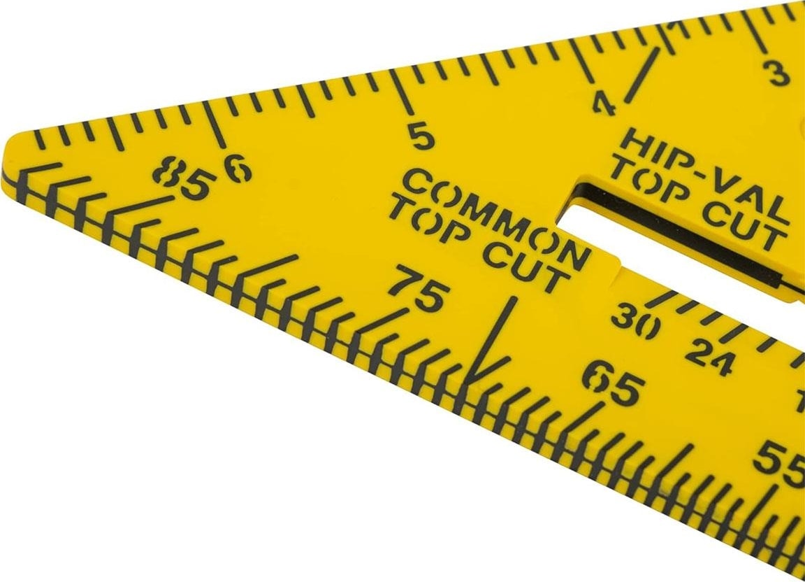 STHT46010 Çift Renkli Abs Plastik Inç Ölçülü Gönye 7"