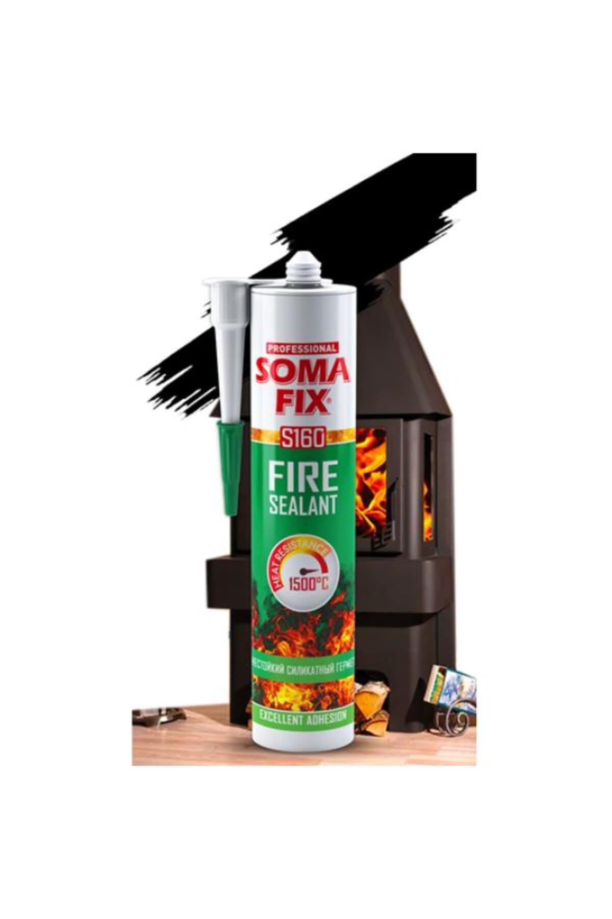 Yüksek Isı Mastiği - S160 - 310 ml Siyah