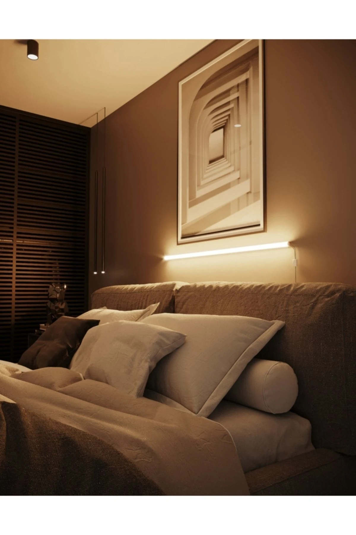 Uzaktan Kumandalı Samsung Led Abajur Aplik Gece Lambası Kumandali - Rgb Model