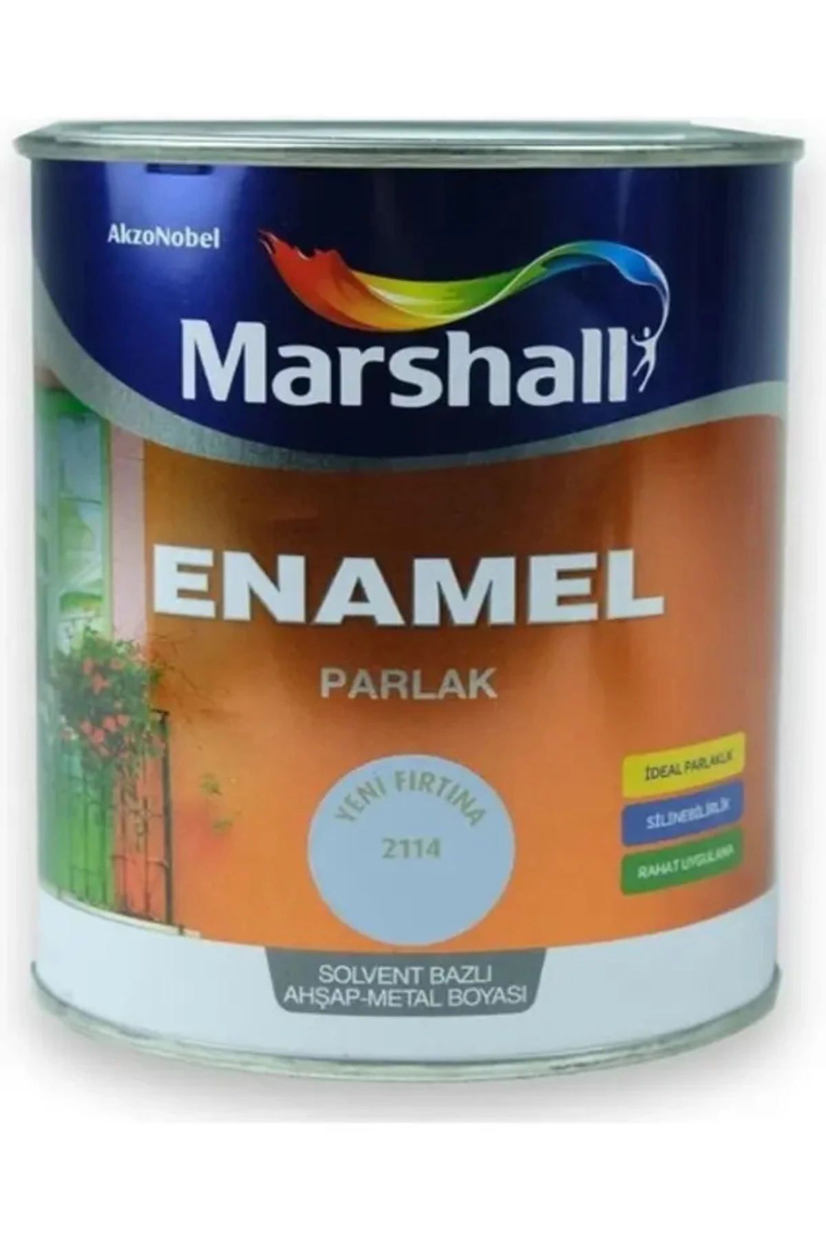 Enamel Parlak Yağlı Boya Yeni Fırtına 0.75 Lt.