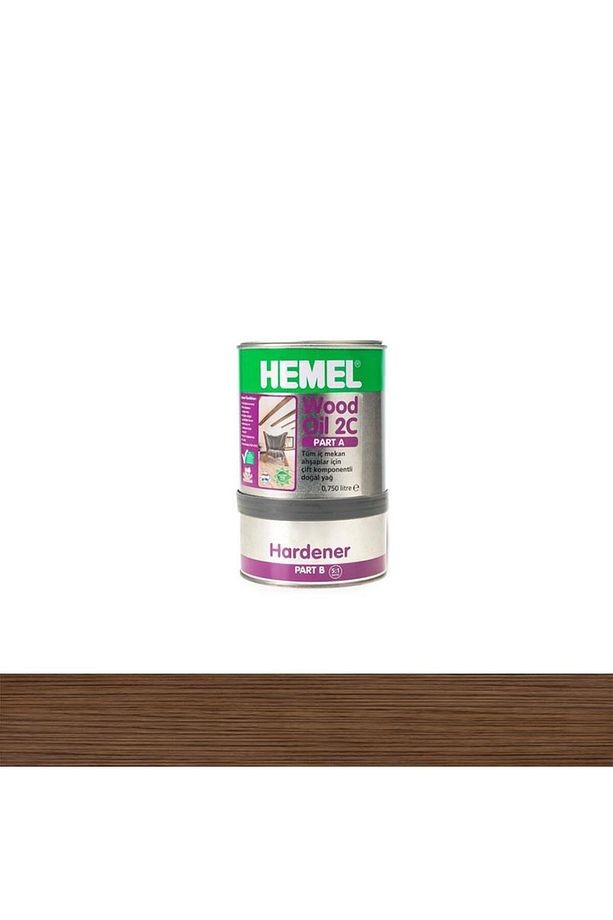 15063 Wood Oil 2c Ahşap Için Doğal Yağ 900ml Chocolate