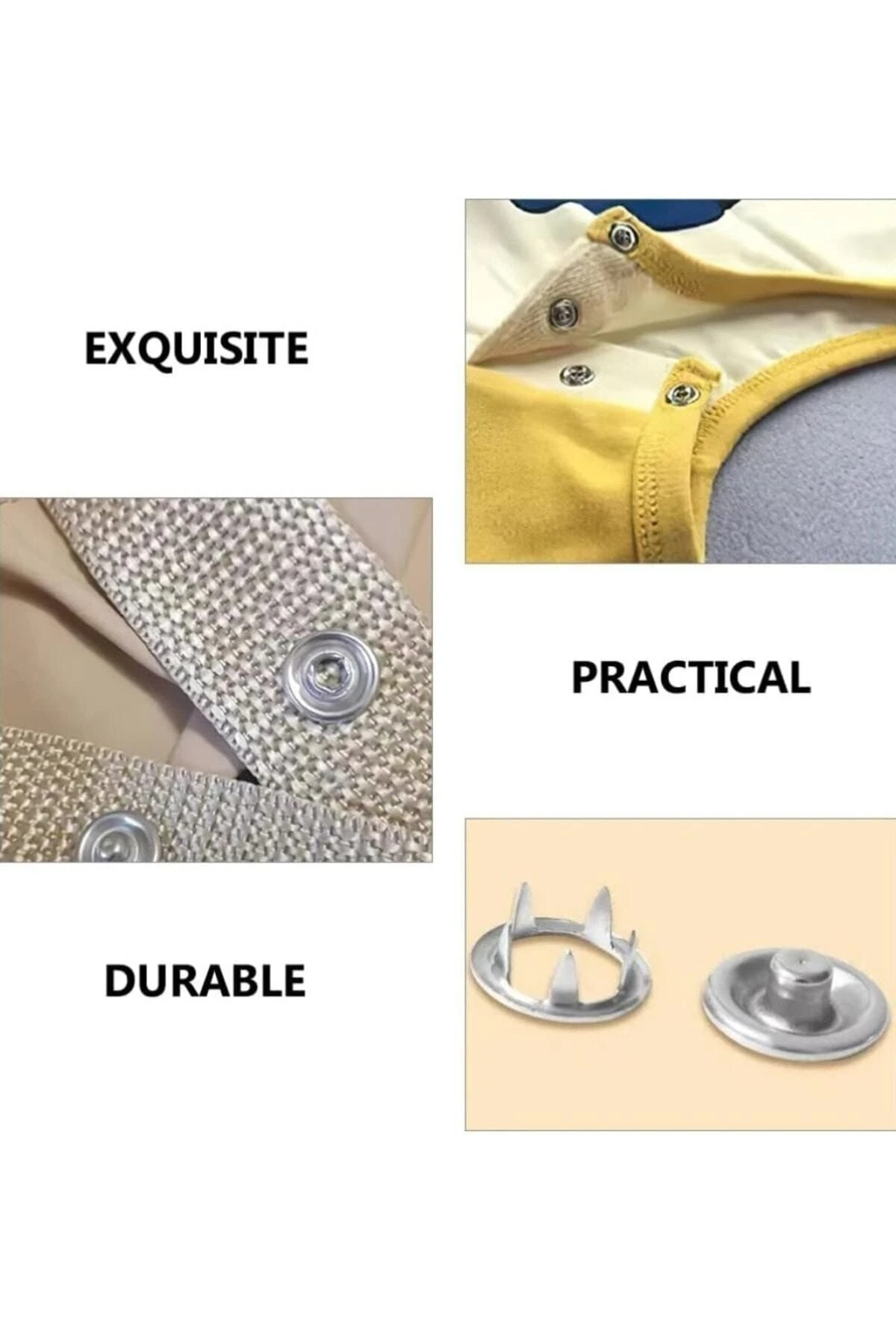 Silikon Çelik Çıtçıt Pense ve Çıtçıt Seti, Çıtçıt Düğmeleri