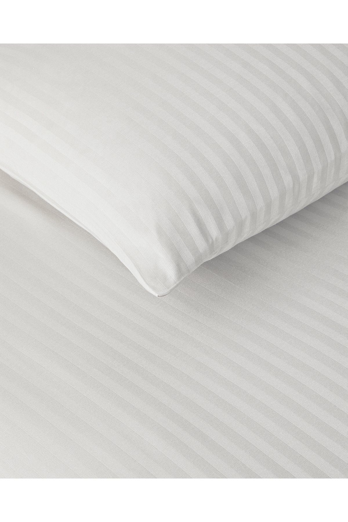Crystal Ipeksi Twill Çift Kişilik Nevresim Takımı 200x220 Cm Beyaz