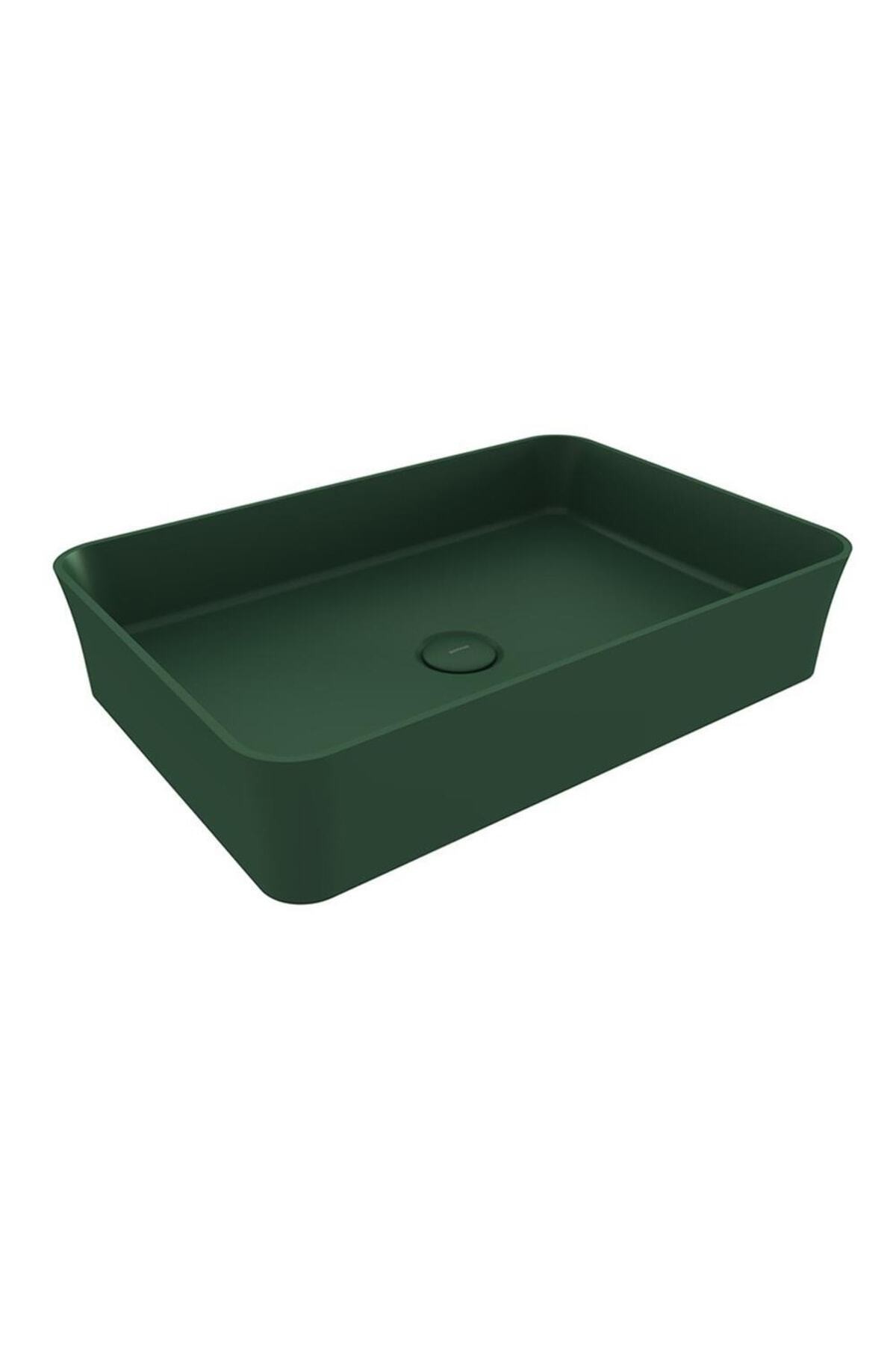 Sottile Slim Line Çanak Lavabo 55 Cm Mat Yeşil 1476-027-0125